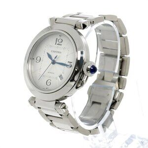 Cartier Pasha WSPA0009 Date Automatic Silver Dial Mens Watch 90266496